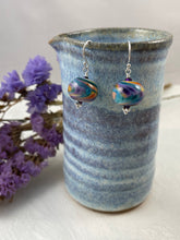 Load image into Gallery viewer, Peacock Ripple Earrings