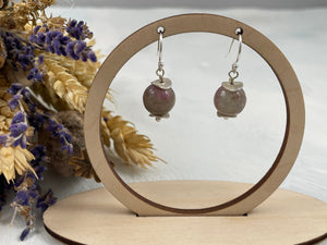 Pastel Pink Tourmaline Earrings