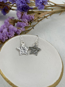 Silver Star Earrings