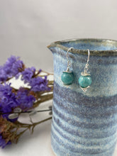 Load image into Gallery viewer, African Amazonite Earrings