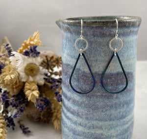 Blue Teardrop Earrings