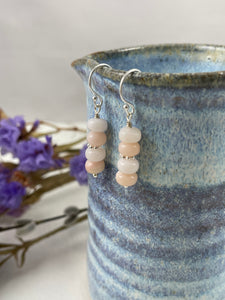 Pink Opal Earrings