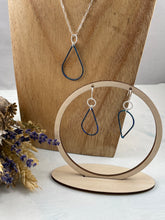 Load image into Gallery viewer, Blue Teardrop Earrings