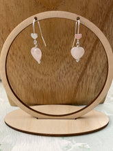 Load image into Gallery viewer, Rose Quarts Small Drop Earrings