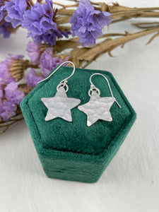 Silver Star Earrings