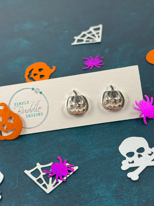 Evil Pumpkin Earrings