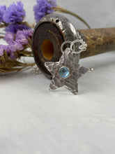 Load image into Gallery viewer, Swiss Blue Topaz Star Necklace