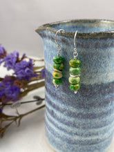 Load image into Gallery viewer, Yellow and Green Earrings