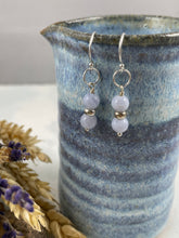 Load image into Gallery viewer, Blue Lace Agate Earrings