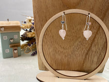 Load image into Gallery viewer, Rose Quarts Small Drop Earrings