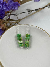 Load image into Gallery viewer, Yellow and Green Earrings