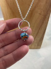 Load image into Gallery viewer, Peacock Ripple Necklace