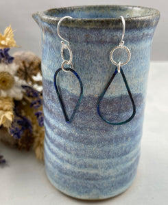 Blue Teardrop Earrings