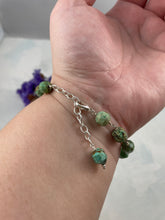 Load image into Gallery viewer, Hubei Turquoise And Silver Bracelet