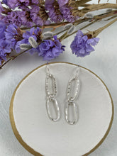 Load image into Gallery viewer, Mixed Texture Silver Earrings