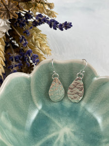 Hammered Teardrop Earrings