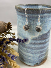 Load image into Gallery viewer, Zebra Jasper and Opalite Earrings