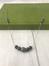 Load image into Gallery viewer, Druzy Agate Sterling Silver Necklace