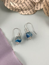 Load image into Gallery viewer, Blue Agate Earrings