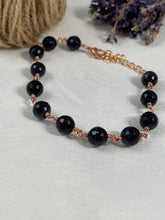 Load image into Gallery viewer, Blue Goldstone and Copper Bracelet
