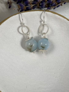 Aquamarine Drop Earrings