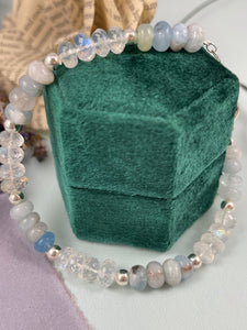 Aquamarine and Moonstone Bracelet