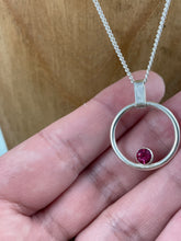 Load image into Gallery viewer, Simply Pink Topaz Circle - was £60 NOW £50
