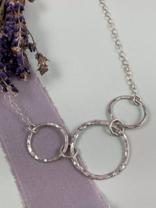 Hammered Circles Necklace