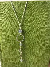Load image into Gallery viewer, Labradorite Sea Inspired Pendant and Chain