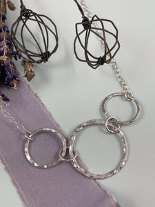 Hammered Circles Necklace