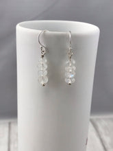 Load image into Gallery viewer, Quadruple Moonstone Earrings