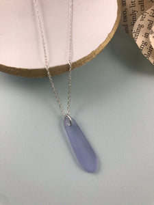 Simple Lilac Sea Glass Pendant