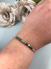 Load image into Gallery viewer, African Turquoise Silver Bracelet