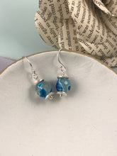 Load image into Gallery viewer, Blue Agate Earrings