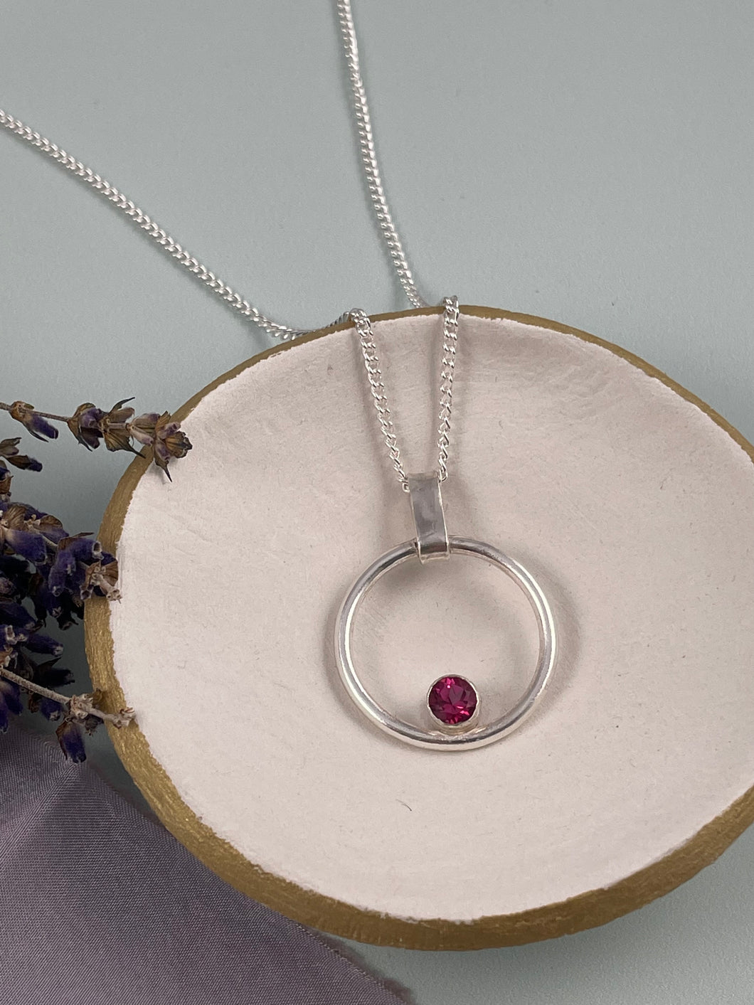 Simply Pink Topaz Circle - was £60 NOW £50
