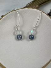 Load image into Gallery viewer, Blue Mystic Crystal and Quartz Earrings