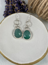 Load image into Gallery viewer, One-off Emerald Drop Earrings