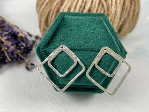 Art Deco Square Earrings