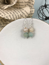 Load image into Gallery viewer, Amazonite Sterling Silver Earrings