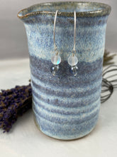 Load image into Gallery viewer, Blue Mystic Crystal and Quartz Earrings