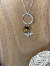Load image into Gallery viewer, Busy Bee with Honey Pendant and Chain