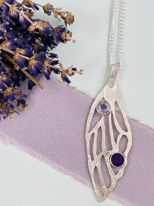 Enchanted Fairy Wing - Amethysts