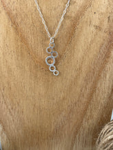 Load image into Gallery viewer, Silver Bubbles Pendant and Chain