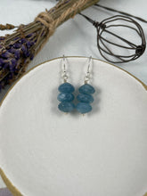 Load image into Gallery viewer, Blue Quartz Earrings