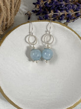 Load image into Gallery viewer, Aquamarine Drop Earrings