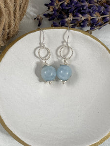 Aquamarine Drop Earrings