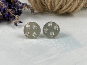 Cute Paw Print Studs