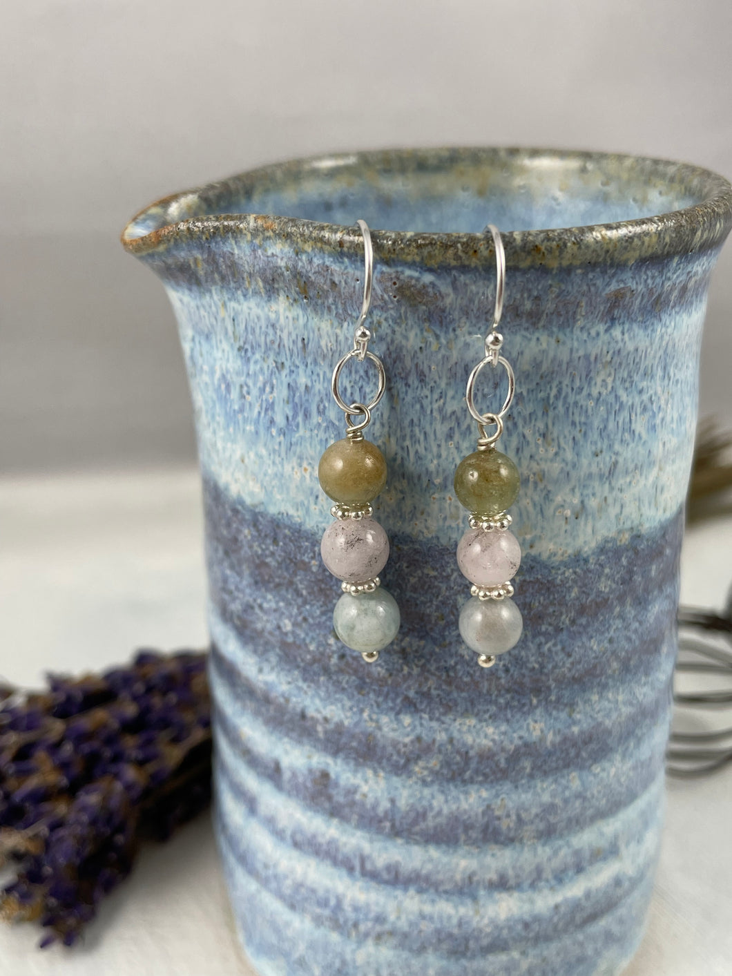 Morganite Drop Earrings