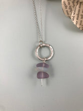 Load image into Gallery viewer, Pink Sea Glass Necklce