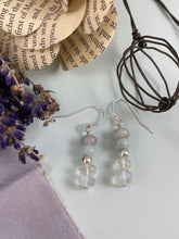 Load image into Gallery viewer, Aquamarine and Moonstone Earrings